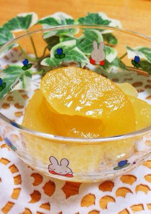 りんごのコンポートとシャーベット-レシピのメイン写真