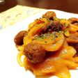 簡単5分♩ミートボールと玉ねぎの炒め物★
