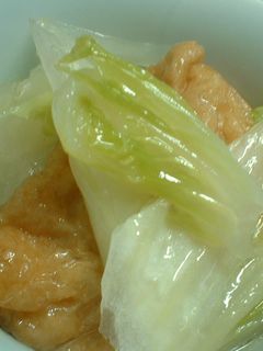 白菜と油揚げの重ね煮-レシピのメイン写真