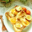 温州みかん×さつま芋の胡桃チーズトースト