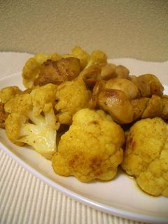 カリフラワーと鶏肉のカレー炒め-レシピのメイン写真