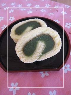 抹茶のあんロール-レシピのメイン写真