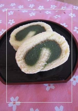 抹茶のあんロール-レシピのメイン写真