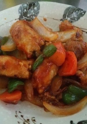 薄切り肉で☆揚げない酢豚-レシピのメイン写真