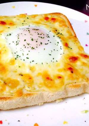 エッグチーズトースト♡-レシピのメイン写真