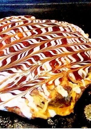 簡単昼ご飯★基本の関西風お好焼きの作り方-レシピのメイン写真