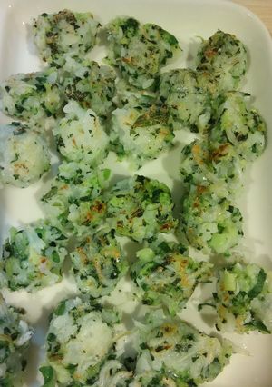 離乳食後期～野菜摂取！手づかみご飯お焼き-レシピのメイン写真