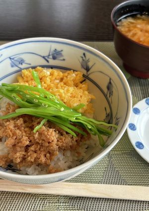 簡単!三色ご飯-レシピのメイン写真