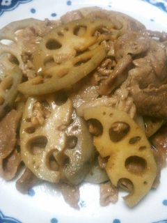 豚肉とれんこんの甘辛炒め-レシピのメイン写真