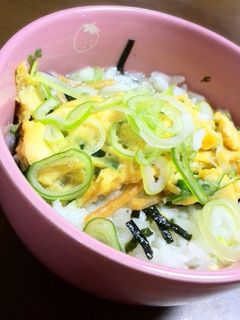 玉子焼きねぎ茶漬け-レシピのメイン写真