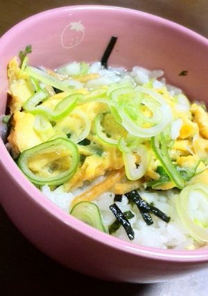 玉子焼きねぎ茶漬け-レシピのメイン写真