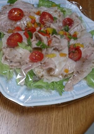 豚肉のカルパッチョ風-レシピのメイン写真