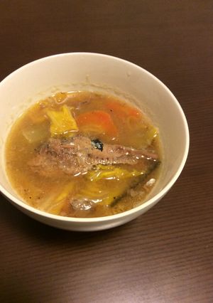 美味しいさんま缶詰汁-レシピのメイン写真