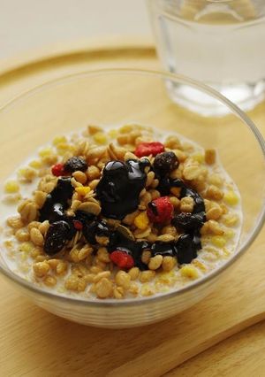 朝食に☆香ばし黒ごまシリアル-レシピのメイン写真