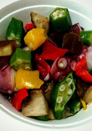 レンジで簡単❗たこと夏野菜のマリネ-レシピのメイン写真