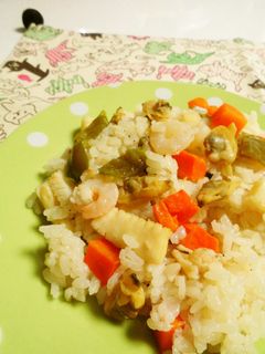 簡単☆炊飯器deシーフードピラフ-レシピのメイン写真