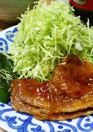 ぴり辛!!豚肉の豆板醤焼-レシピのメイン写真