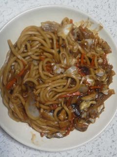 節約焼きうどん-レシピのメイン写真