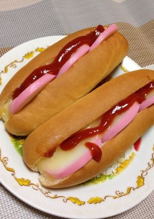 蒲鉾とチーズのホットドッグ-レシピのメイン写真