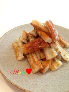 簡単おつまみ♡竹輪の海苔マヨ炒め-レシピのメイン写真