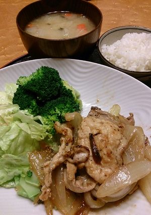 ポン酢で簡単☆豚の生姜焼き♪-レシピのメイン写真