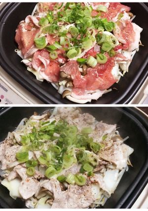 ホットプレートやグリル鍋で野菜豚蒸し鍋-レシピのメイン写真
