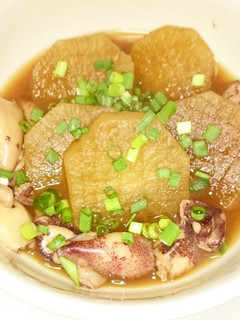 柔らかひいかと大根の煮物-レシピのメイン写真