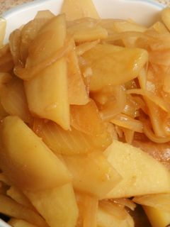 基本の和食16 馬鈴薯と玉葱の油炒め煮-レシピのメイン写真