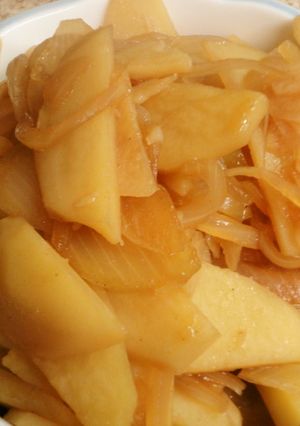 基本の和食16　馬鈴薯と玉葱の油炒め煮-レシピのメイン写真