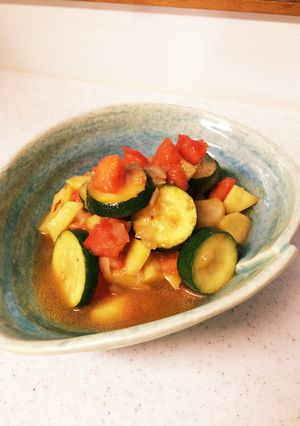 ズッキーニとトマトのサラダ-レシピのメイン写真