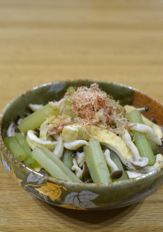 ふきと揚げ、しめじの煮物-レシピのメイン写真