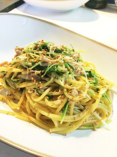 豚と水菜のパスタ 〜柚子胡椒風味〜-レシピのメイン写真