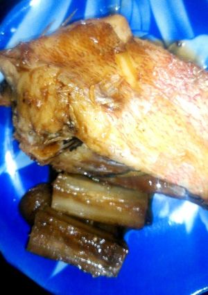 果実の焼酎で☆赤魚とごぼうの煮付け-レシピのメイン写真