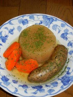 大根とソーセージのコンソメ煮-レシピのメイン写真