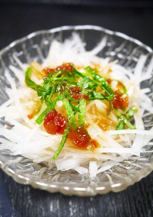 大根消費に☆大根サラダ~梅肉ドレッシング-レシピのメイン写真