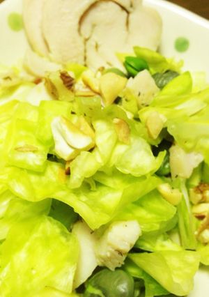 【糖質制限】【副菜】キャベツのサラダ-レシピのメイン写真