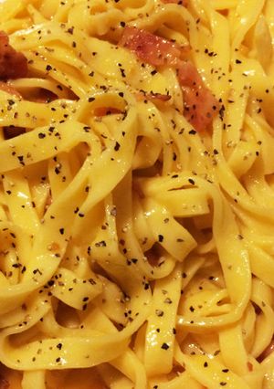 カルボナーラ(生パスタ使用)-レシピのメイン写真