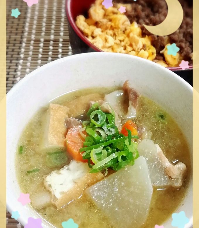 隠し味はリンゴ!! 簡単コク旨豚汁♥-レシピのメイン写真