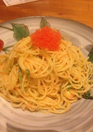 混ぜるだけの簡単たらこスパゲッティ-レシピのメイン写真