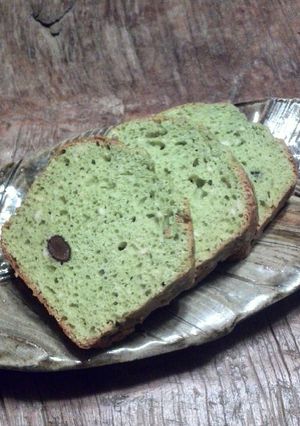 簡単！酒粕&抹茶のしっとりパウンドケーキ-レシピのメイン写真