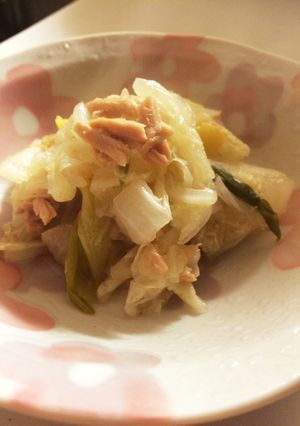 ツナ大好き♡白菜とツナのレンジ蒸し-レシピのメイン写真