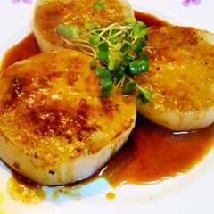 รูปของ 超簡単♪チンして焼くだけ大根ステーキ