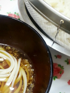 生姜を加えて!つけうどん^^-レシピのメイン写真