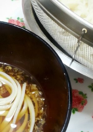 生姜を加えて！つけうどん^^-レシピのメイン写真