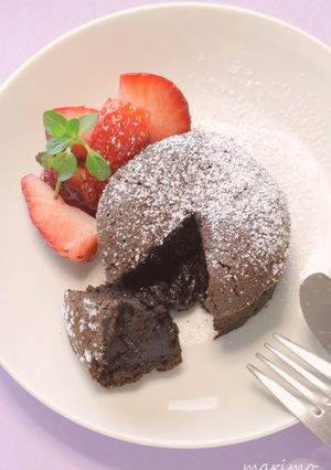 バレンタイン★大人味のフォンダンショコラ-レシピのメイン写真