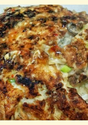 ねぎ大量消費！プリｯトロｯかきのねぎ焼き-レシピのメイン写真