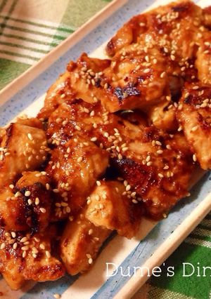鶏ムネ肉のニンニク味噌漬け焼き-レシピのメイン写真