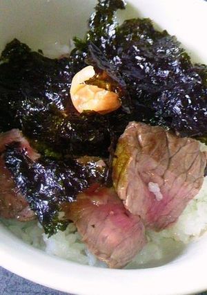 素敵なwステーキ丼-レシピのメイン写真
