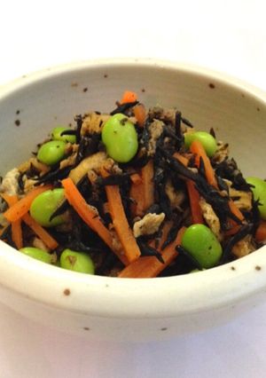 ツナひじき煮-レシピのメイン写真