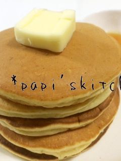 軽い食感❤手作りホットケーキ(´ㅂ`๑)-レシピのメイン写真